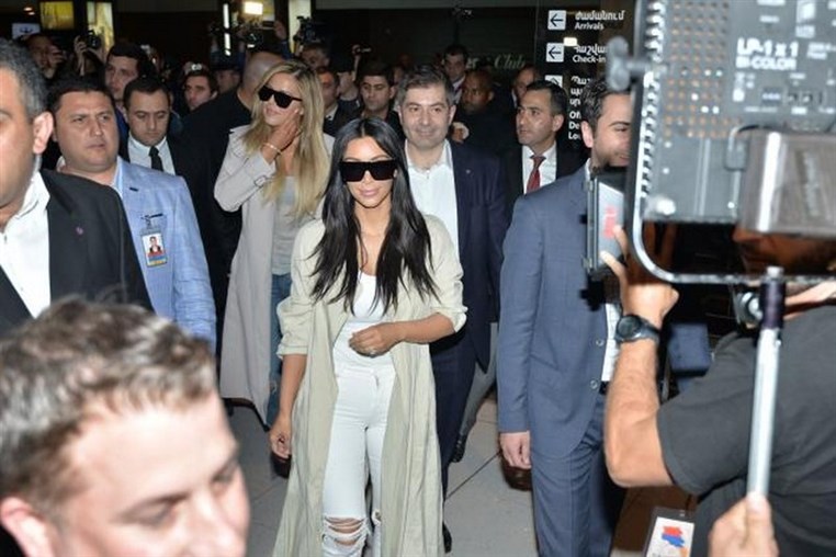 Kim Kardashian and Family Land in Armenia